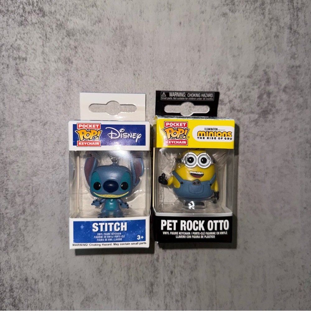 Stitch & Otto Funko Keychains